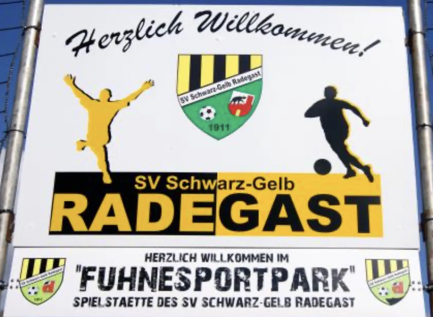 SV Schwarz-Gelb Radegast, Flugblatt des Sportvereins